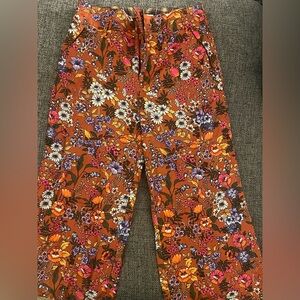 Anthropologie Floral Bottoms - Vibrant Multicolor